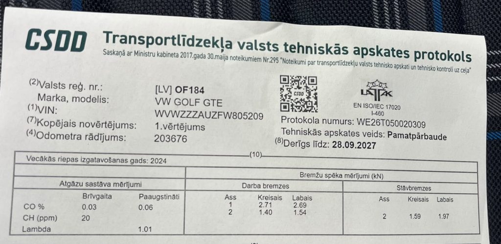 Volkswagen Golf 7 Gte 1.4Hibrīds , 150kw/204zs